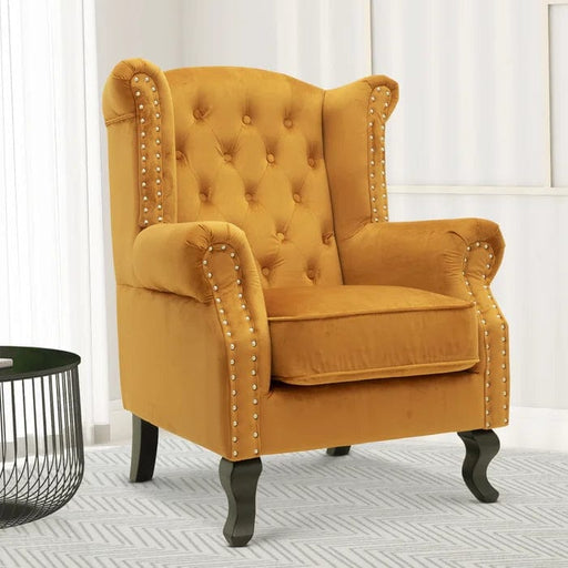 Hayden Wide Tufted Velvet Chair