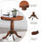 Wooden Sheesham Wood Round Dinning Table
