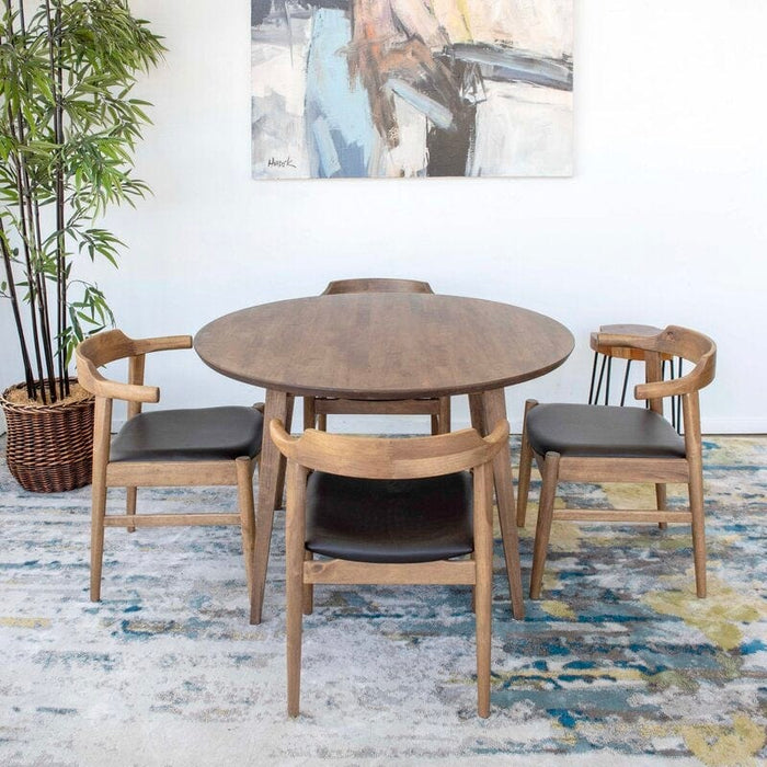 Wooden Dining Table 4+1 Chair And Table Set Sheesham Wood Dining Table Set