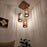 Hexa Beige & Brown Cluster Hanging Lamp