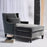 Two Arm Square Chaise Lounge