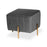 DOE BUCK SQUARE GOLD OTTOMAN STAINLESS STEEL IN GREY