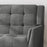 Square Arm Loveseat for living Room Bed Room