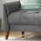 Square Arm Loveseat for living Room Bed Room