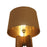 Jet Wooden Floor Lamp with Premium Beige Fabric Lampshade