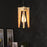 Jet Brown Wooden Single Hanging Lamp