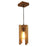 Jet Beige Wooden Single Hanging Lamp