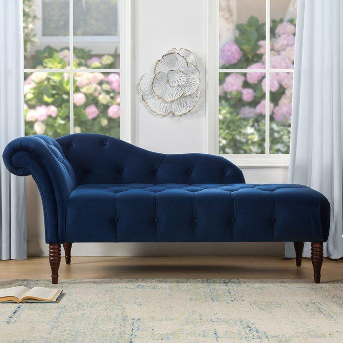 Tufted Right-Arm Chaise Lounge