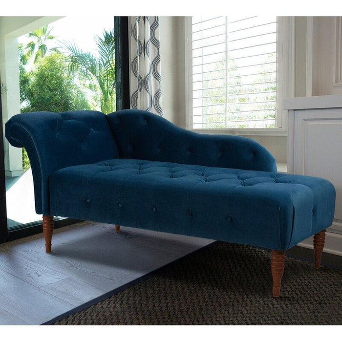 Tufted Right-Arm Chaise Lounge