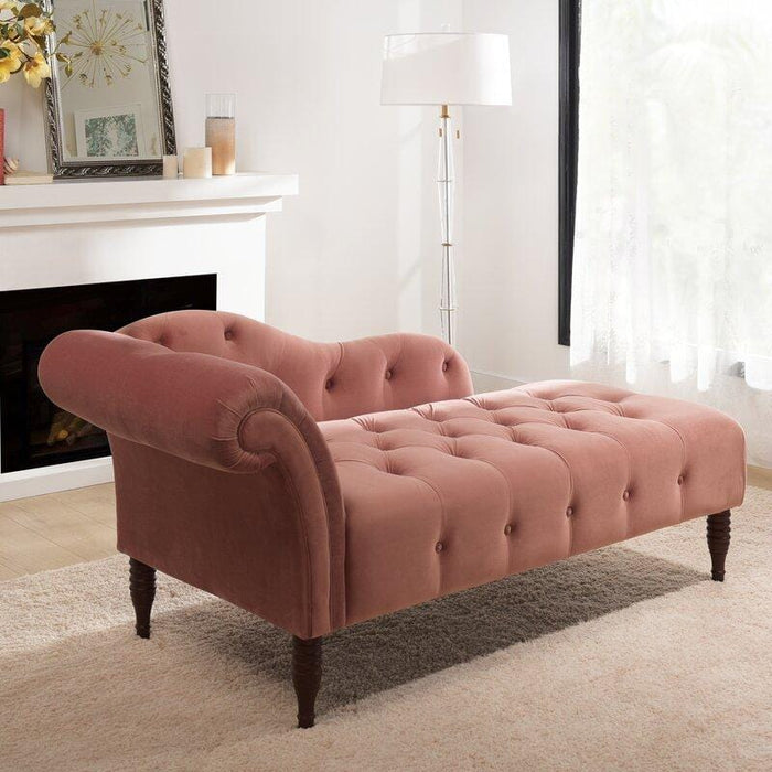 Tufted Right-Arm Chaise Lounge
