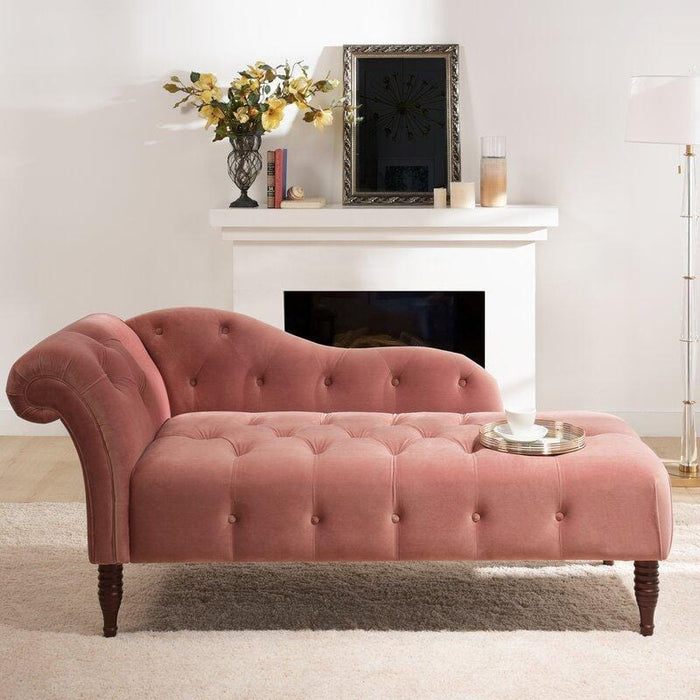 Tufted Right-Arm Chaise Lounge
