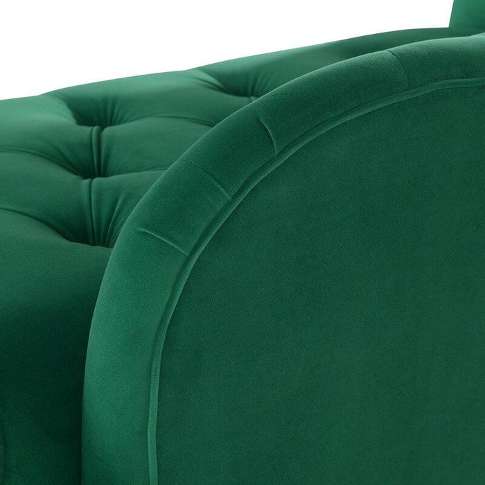 Tufted Right-Arm Chaise Lounge