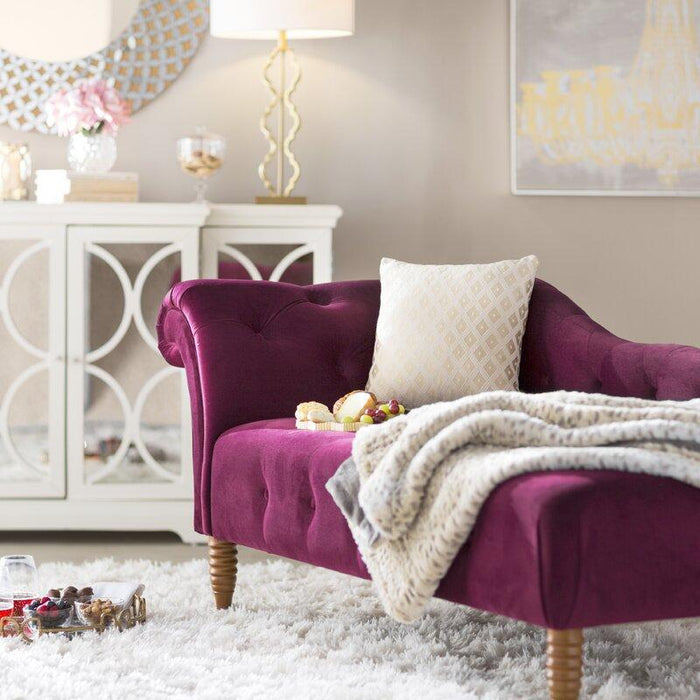 Tufted Right-Arm Chaise Lounge