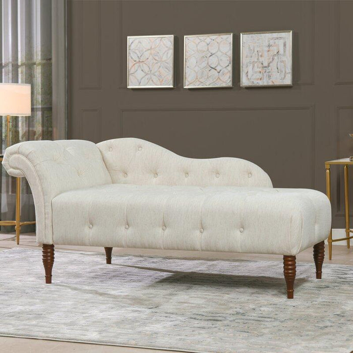 Tufted Right-Arm Chaise Lounge