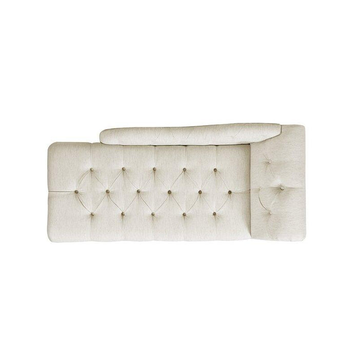 Tufted Right-Arm Chaise Lounge