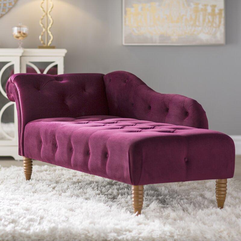 Tufted Right-Arm Chaise Lounge