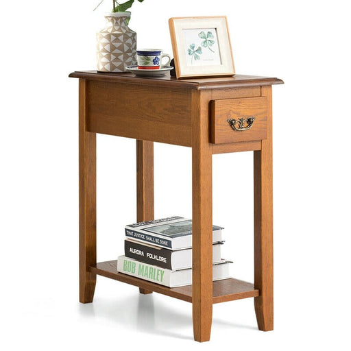 Lewallen Tall End Table with Storage