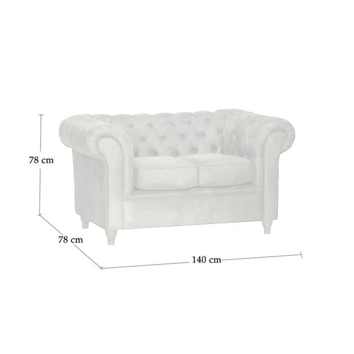 Littlehampton Chesterfield Loveseat