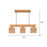 Ventus Brown & Beige Wooden Series Hanging Lamp