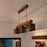 Ventus Brown Wooden Series Hanging Lamp