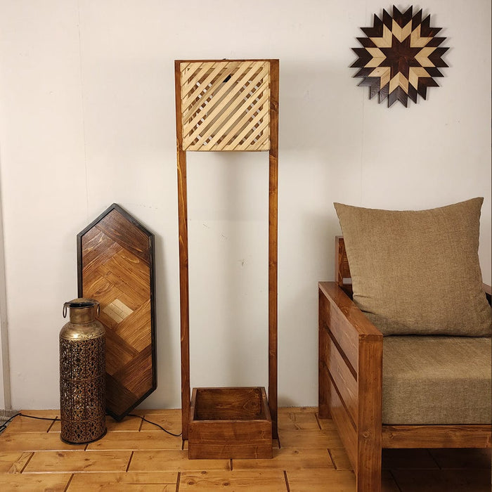 Lyon Wooden Floor Lamp