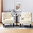 Wide Tufted Armchair (Set of 2)