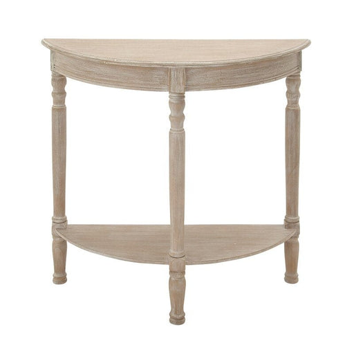 Half Moon shape Wooden Console Table