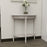 Half Moon shape Wooden Console Table