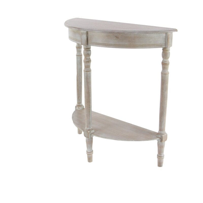 Half Moon shape Wooden Console Table