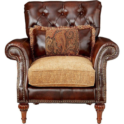 Wooden Handcarved Teak Wood Sofa Wide Tufted Armchair