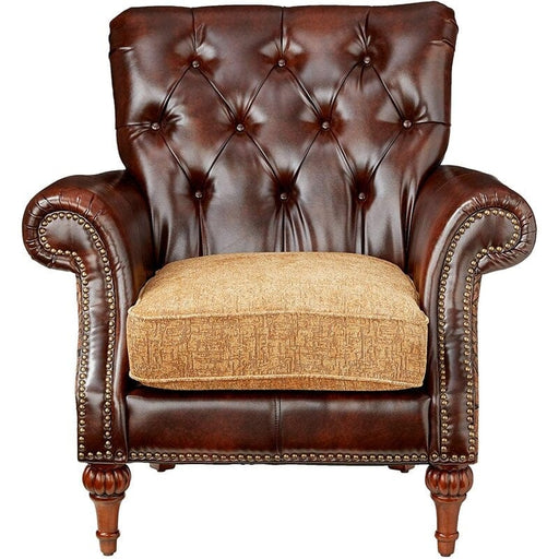 Wooden Handcarved Teak Wood Sofa Wide Tufted Armchair