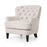 Michaelson Wide Tufted Armchair and Ottoman