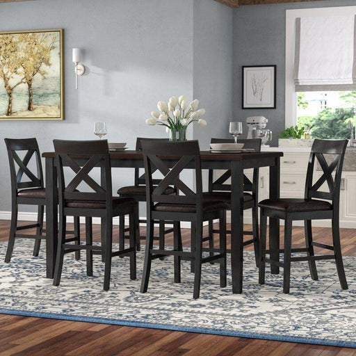 Handicrafts Sheesham Wooden 6 Seater Dining Set in Provincial Teak Finishing