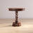 Tall Solid Wood Pedestal End Table