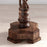 Tall Solid Wood Pedestal End Table