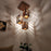 Oblique Brown Cluster Hanging Lamp