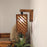 Oblique Brown Wooden Wall Light