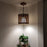 Octa Beige & Brown Wooden Single Hanging Lamp