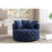 Wide Tufted Swivel Barrel chair Tufted Arm Chair