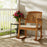 Outdoor Broadfoot Rocking Solid Wood Chair with Cushions