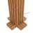 Palisade Wooden Floor Lamp with Premium Beige Fabric Lampshade