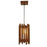 Palisade Brown Wooden Single Hanging Lamp