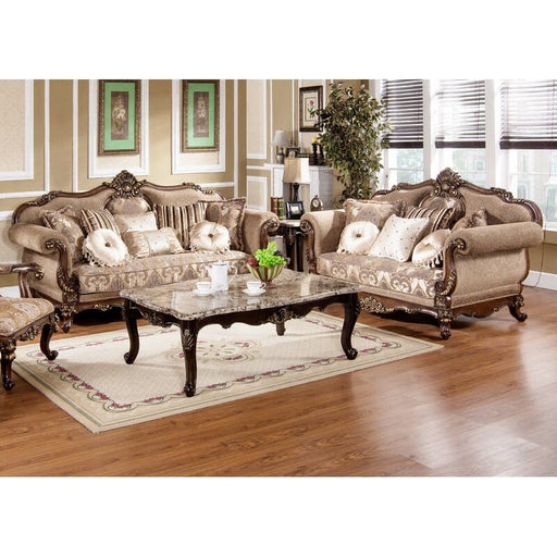 Peabody 2 Piece Living Room Set 6 Seater