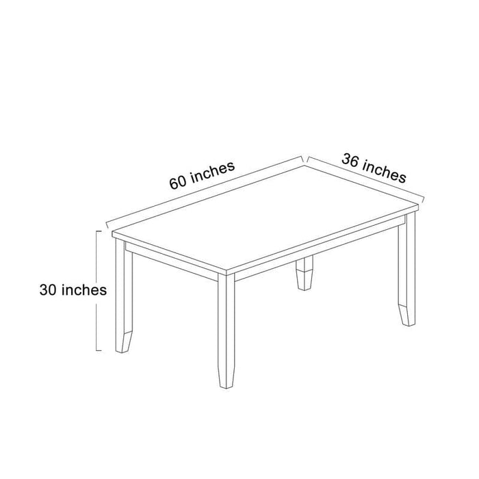 Princeville  6 - Person Solid Wood Dining Set