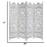 4 - Panel Solid Wood Folding Room Divider