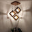 Rhombus Brown Cluster Hanging Lamp