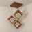 Rhombus Brown Cluster Hanging Lamp