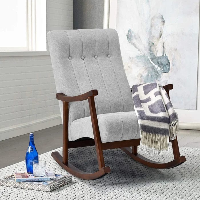 WOODEN ROCKING CHAIR