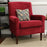 Lounge Chair Wide Tufted  Armchair