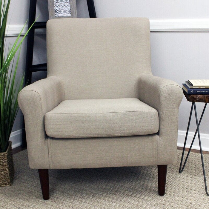 Lounge Chair Wide Tufted  Armchair